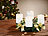 Britesta Adventskranz mit goldfarbenem Schmuck, inkl. LED-Kerzen in weiß Britesta Adventskränze