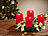 Britesta Adventskranz mit goldfarbenem Schmuck, inkl. LED-Kerzen in rot Britesta