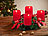 Britesta Adventskranz mit rotem Schmuck, inkl. LED-Kerzen in rot Britesta