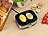 Rosenstein & Söhne 3in1-Edelstahl-Eierkocher, 210 W, 6 Eier oder Rührei, inkl. Messbecher Rosenstein & Söhne Eierkocher mit Rührei-Einsatz