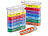 newgen medicals 4er-Set bunte Medikamenten-Boxen für 7 Tage, je 4 Fächer, beschriftet newgen medicals Medikamenten-Boxen