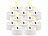 Britesta 12er-Set LED-Teelichter mit nachgebildetem Docht und Timer Britesta LED-Teelichter mit nachgebildetem Docht