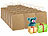 infactory 20er-Set Kraftpapier-Geschenktüten mit Henkel, 27 x 12 x 21 cm infactory Kraftpapier-Geschenktüten