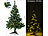 Weihnachtsbaum mit Licht: infactory Weihnachtsbaum mit Bodenständer, 120 cm, 250 Spitzen, 100 LEDs