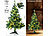 infactory Weihnachtsbaum mit Bodenständer, 120 cm, 250 Spitzen, 100 LEDs infactory Weihnachtsbäume mit LED-Beleuchtung