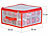 infactory Aufbewahrungsbox für 32 Christbaumkugeln bis 6 cm, Tragegriffe infactory Aufbewahrungsboxen für Christbaumkugeln