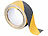 AGT 8er-Set Anti-Rutsch-Klebebänder, wasserfest, schwarz-gelb, je 5cm 10m AGT Anti-Rutsch-Klebebänder