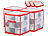 infactory 3er Set Aufbewahrungsbox für 27 Christbaumkugeln bis 10 cm, Tragegriff infactory Aufbewahrungsboxen für Christbaumkugeln
