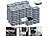 Rosenstein & Söhne 105er-Set Lebensmittel-Boxen mit je 3 Trennfächern und Deckeln, 850 ml Rosenstein & Söhne