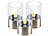 Lunartec 6er-Set Solar-LED-Windlichter "Lucy" mit nachgebildeter Kerzenflamme Lunartec Solar-LED-Windlichter mit nachgebildeter Flamme