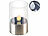 Lunartec 6er-Set Solar-LED-Windlichter "Lucy" mit nachgebildeter Kerzenflamme Lunartec Solar-LED-Windlichter mit nachgebildeter Flamme