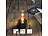 Lunartec 6er-Set Solar-LED-Windlichter "Lucy" mit nachgebildeter Kerzenflamme Lunartec Solar-LED-Windlichter mit nachgebildeter Flamme