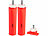 Speeron 2er-Set Faltbare Trinkflaschen, gerader Boden, BPA-frei, 500ml, orange Speeron