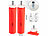 Speeron 2er-Set Faltbare Trinkflaschen, gerader Boden, BPA-frei, 500ml, orange Speeron Faltbare Trinkflaschen mit großer Öffnung