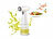 Rosenstein & Söhne 2er-Set Akku-Nebel-Sprühflasche, Öl & Essig, 180 ml, Echtglas, USB-C Rosenstein & Söhne Essig- & Öl-Pumpsprüher mit Akku