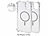 Xcase 2er Set Transparente iPhone 15 Plus MagSafe Hybrid Hülle Xcase Transparente MagSafe-Hybrid-Hüllen für iPhone 15