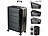 Xcase Faltbarer 4-Rollen-Hartschalen-Koffer, TSA-Schloss, 26" / 66 cm, 90 l Xcase Faltbare Polypropylen-Koffer, TSA-Schloss, platzsparend verstaubar