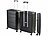 Xcase Faltbarer 4-Rollen-Hartschalen-Koffer, TSA-Schloss, 26" / 66 cm, 90 l Xcase Faltbare Polypropylen-Koffer, TSA-Schloss, platzsparend verstaubar