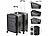 Xcase 2er-Set faltbare 4-Rollen-Hartschalen-Koffer, TSA,  24" / 61 cm, 70 l Xcase Faltbare Polypropylen-Koffer, TSA-Schloss, platzsparend verstaubar