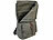 Xcase Rolltop-Business-Rucksack-großem Eck-Reißverschluss, Versandrückläufer Xcase Rolltop-Canvas-Rucksäcke mit gepolstertem Laptop-Fach und Eck-Reißverschluss