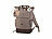 Xcase Großer Rolltop-Canvas-Rucksack mit Laptopfach, Reißverschluss, 42 l Xcase Rolltop-Canvas-Rucksäcke mit gepolstertem Laptop-Fach