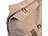 Xcase Großer Rolltop-Canvas-Rucksack mit Laptopfach, Reißverschluss, 42 l Xcase Rolltop-Canvas-Rucksäcke mit gepolstertem Laptop-Fach