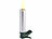 Lunartec 40er-Set LED-Weihnachtsbaumkerzen mit Dochten und Flammen-Effe, silber Lunartec Kabellose LED-Weihnachtsbaumkerzen mit Docht und Timer