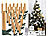Lunartec 30er-Set LED-Weihnachtsbaumkerzen mit Dochten und Flammen-Effekt, gold Lunartec Kabellose LED-Weihnachtsbaumkerzen mit Docht und Timer