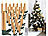 Lunartec 30er-Set LED-Weihnachtsbaumkerzen mit Dochten und Flammen-Effekt, gold Lunartec Kabellose LED-Weihnachtsbaumkerzen mit Docht und Timer