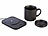 PEARL 2in1-USB-Tassenwärmer mit Qi-kompatibler Ladestation, 15W, bis 55 °C PEARL 2in1-USB-Tassenwärmer mit Qi-kompatibler Ladestation