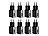 PEARL 8er-Set kompakte USB-Netzteile, USB-A, 5 V, 2,1 A / 10,5 W, schwarz PEARL USB-Netzteile für Steckdose