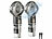 PEARL 2er Set Akku-Taschenventilator m. Nebelsprühfunktion,20 ml-Wassertank PEARL Akku-Taschenventilatoren mit Wasser-Vernebler