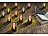 Lunartec 12er-Set Solar-LED-Windlichter "Lucy" mit nachgebildeter Kerzenflamme Lunartec Solar-LED-Windlichter mit nachgebildeter Flamme