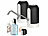 Rosenstein & Söhne 2er-Set Akku-Wasserflaschen-Pumpen, für Gallonen-Flaschen, USB-C Rosenstein & Söhne Akku-Wasserflaschen-Pumpaufsätze 