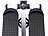 PEARL sports Mini-Stepper mit Computer, Display, Widerstandsbändern, max. 100 kg PEARL sports Fitness Stepper
