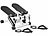 PEARL sports Mini-Stepper mit Computer, Display, Widerstandsbändern, max. 100 kg PEARL sports Fitness Stepper