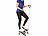 PEARL sports Mini-Stepper mit Computer, Display, Widerstandsbändern, max. 100 kg PEARL sports Fitness Stepper