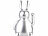 infactory 4er-Set Winke-Hasen, 20 cm, Batteriebetrieb, Ein/Aus-Schalter, silbern infactory Batteriebetriebene Winke-Hasen