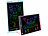infactory LCD-Schreibtafel-Set mit 30 cm/12", Stift, multicolor, rosa und blau infactory 