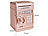 infactory 2er-Set Elektrische Kinder-Spardose, Tresor, Zahlencode, rosa & silber infactory Elektrische Tresor-Spardosen