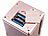 infactory 2er-Set Elektrische Kinder-Spardose, Tresor, Zahlencode, rosa & silber infactory Elektrische Tresor-Spardosen