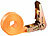 AGT 4er-Set 4-m-Spanngurte, Ratschen, 800 kg, DIN EN 12195-2-zertifiziert AGT Ratschen-Spanngurte 