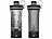 PEARL sports 2er-Set Akku-Protein- und Milchshaker, 600 ml, spülmaschinenfest PEARL sports Akkubetriebene Protein- und Milchshaker
