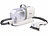 Sweetypet 8in1-Haustier-Schermaschine, Fellsauger, Föhn-Funktion und Bürsten Sweetypet Haustier-Schermaschinen mit Sauger, Föhn-Funktion und Bürsten