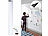 infactory 2er-Set Whiteboard-Folien, selbstklebend, 4 Marker, 90 x 60 cm infactory Magnetische Whiteboard-Folien 