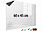 infactory Magnetische Whiteboard-Folie, selbstklebend, 4 Marker, 60 x 45 cm infactory Magnetische Whiteboard-Folien