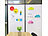 infactory Magnetische Whiteboard-Folie, selbstklebend, 4 Marker, 120 x 90 cm infactory Magnetische Whiteboard-Folien
