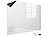 infactory Magnetische Whiteboard-Folie, selbstklebend, 4 Marker, 120 x 90 cm infactory Magnetische Whiteboard-Folien