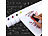 infactory 4er-Set Magn. Whiteboard-Folie, selbstklebend, 4 Marker, 150 x 100 cm infactory Magnetische Whiteboard-Folien