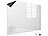 infactory 2er-Set Magn. Whiteboard-Folie, selbstklebend, 4 Marker, 150 x 100 cm infactory Magnetische Whiteboard-Folien